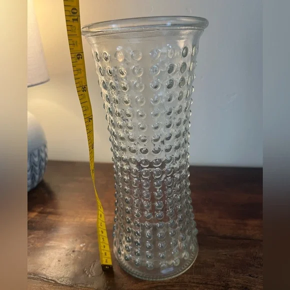 Vintage Fenton Clear Hobnail Vase Mid Century‎ MCM - Picture 4 of 5